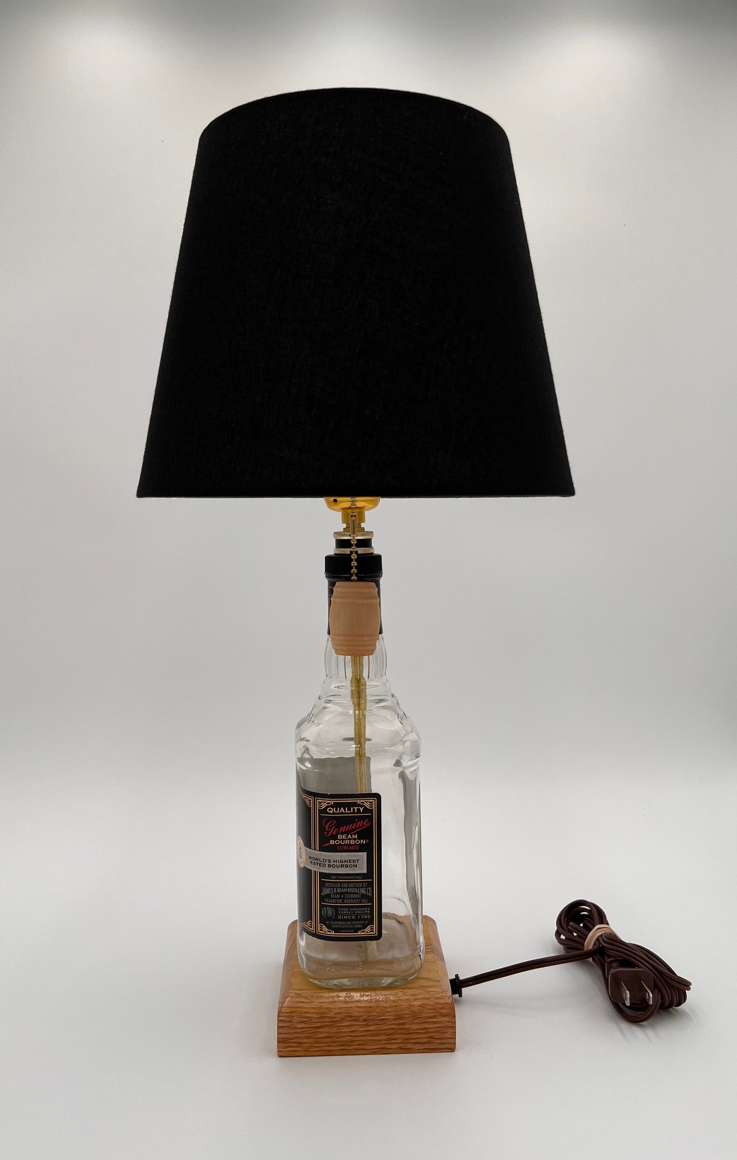 Jim Beam Bourbon Bottle Lamp