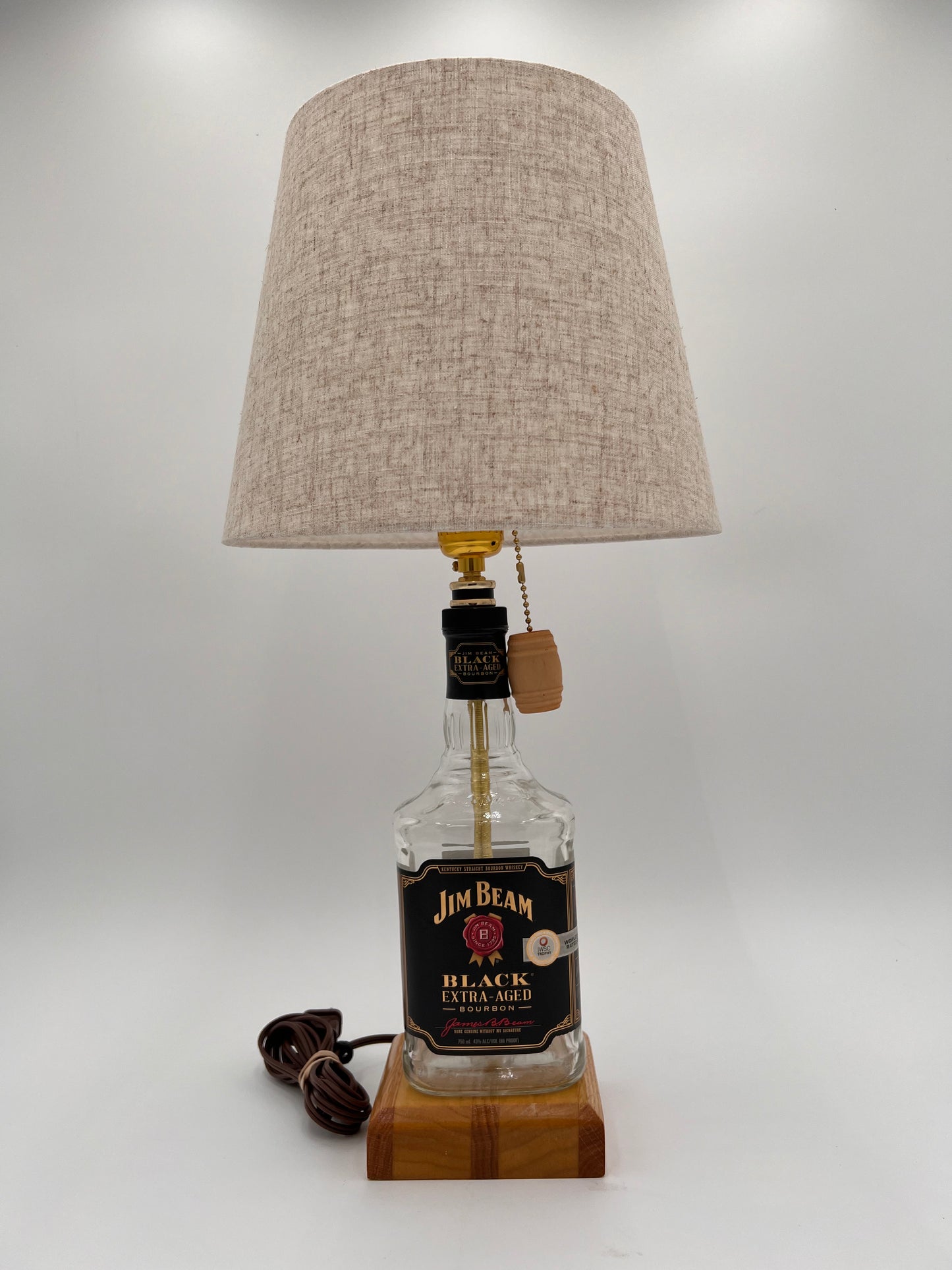 Jim Beam Bourbon Bottle Lamp