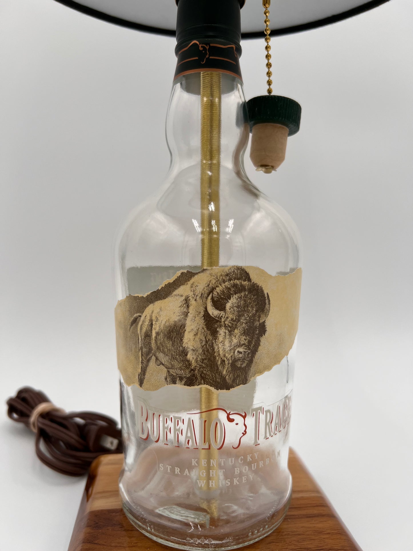 Buffalo Trace Bourbon Bottle Lamp