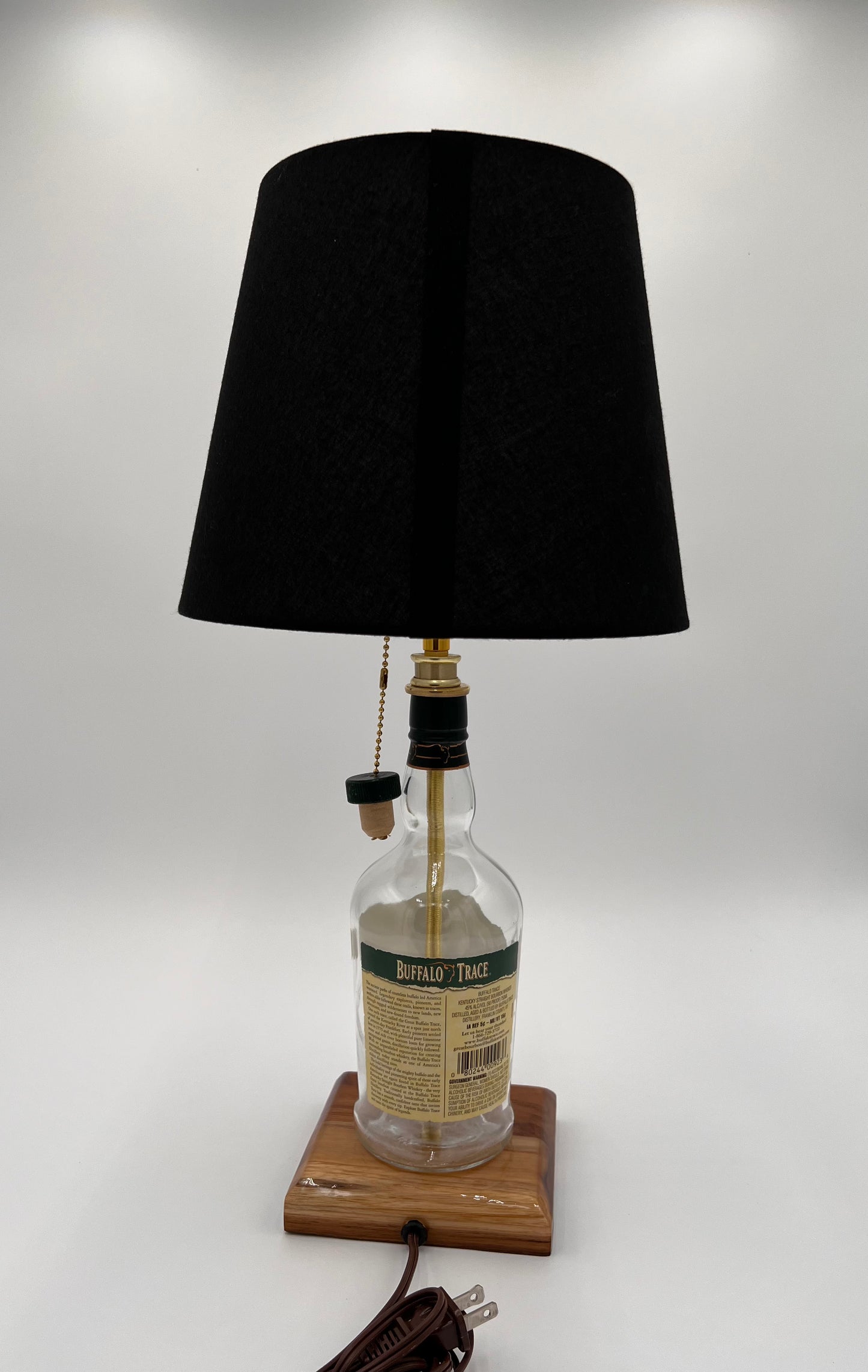 Buffalo Trace Bourbon Bottle Lamp