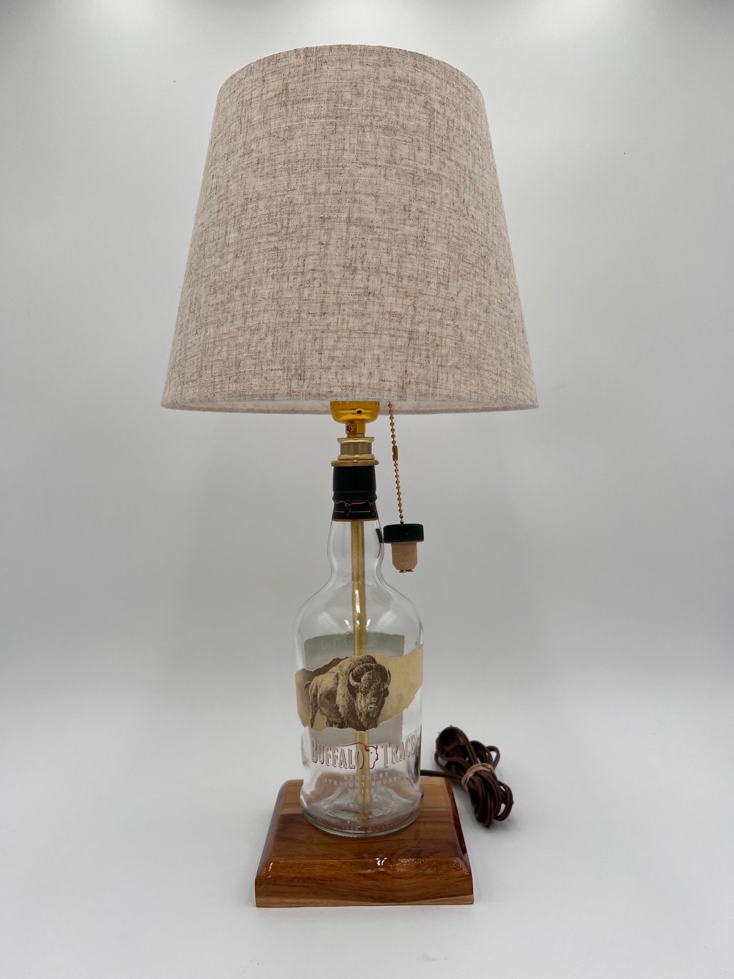 Buffalo Trace Bourbon Bottle Lamp