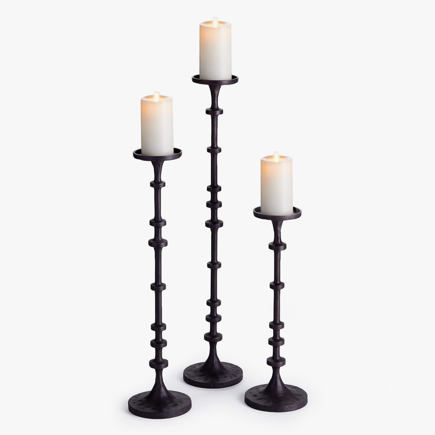 Abacus Candle Stands, Set of 3