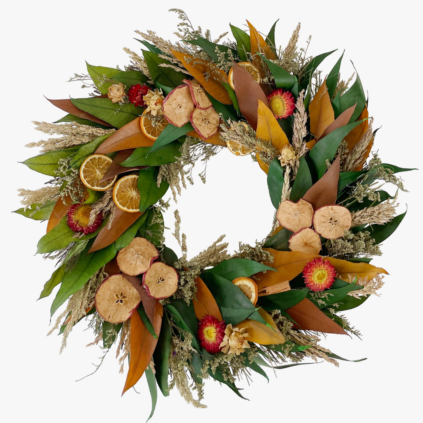 Rustic Harvest Fruit Wreath