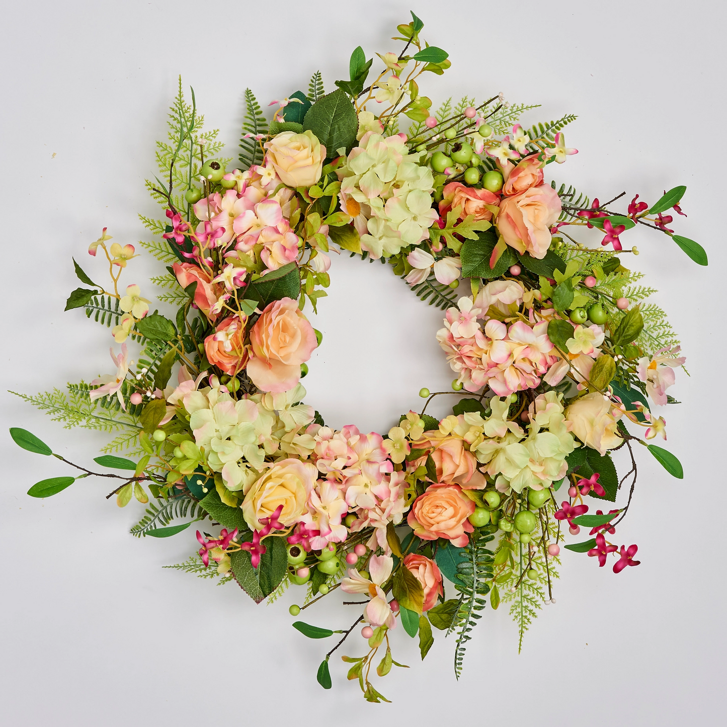 Carolyn Hydrangea Wreath