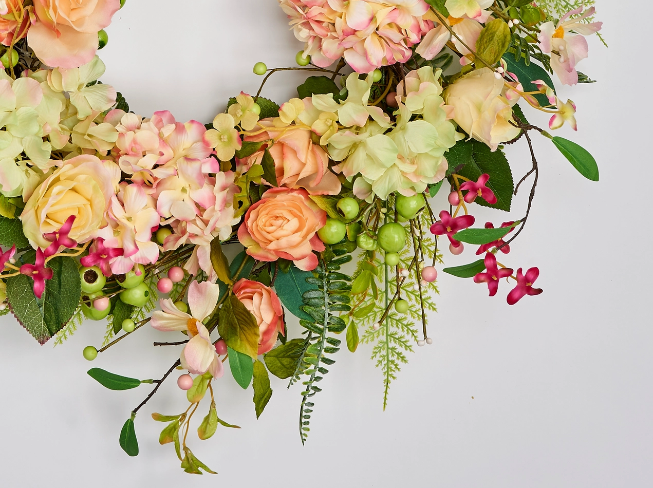 Carolyn Hydrangea Wreath