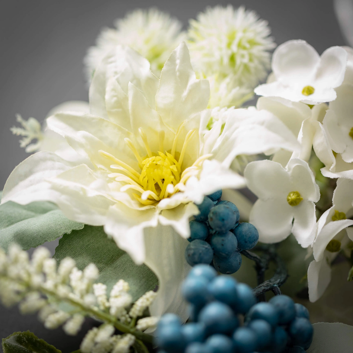 Clematis and Hydrangea Wreath