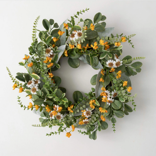 Daisy and Marigold Wreath