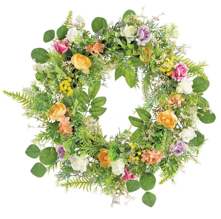 Summer Market Flower Wreath