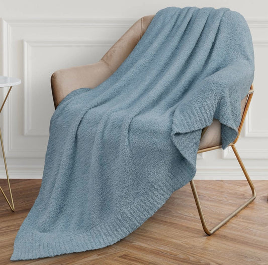 Buttery Soft Fluffy Knit Blanket